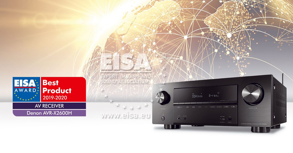 DENON AVR-X2600H RECEIVER AV EISA 2019-2020