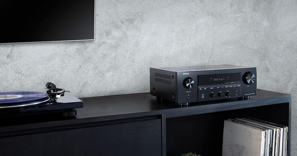 DRA-800H, o receiver estéreo DENON com streaming multi-room Heos