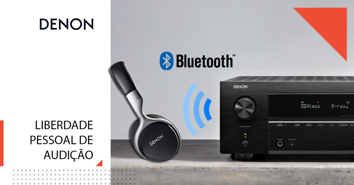 Denon com Bluetooth bidirecional